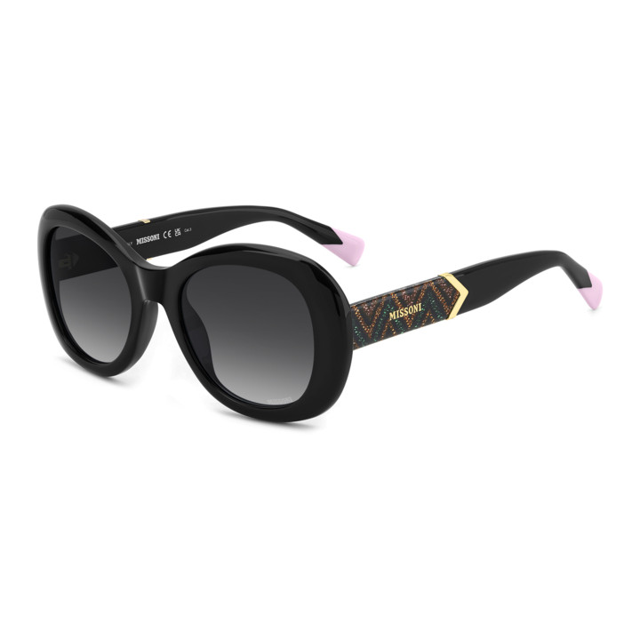 Lunettes de soleil Missoni MIS 0215/G/S Black / verres Dark Grey Shaded (807-9O)