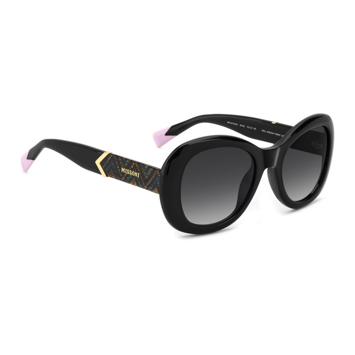 Lunettes de soleil Missoni MIS 0215/G/S Black / verres Dark Grey Shaded (807-9O)