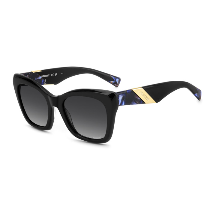 Lunettes de soleil Missoni MIS 0219/S Black / verres Dark Grey Shaded (807-9O)