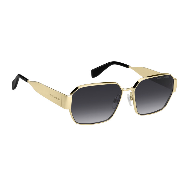 Lunettes de soleil Marc Jacobs MARC 805/S Gold Black 2 / verres Dark Grey Shaded (RHL-9O)