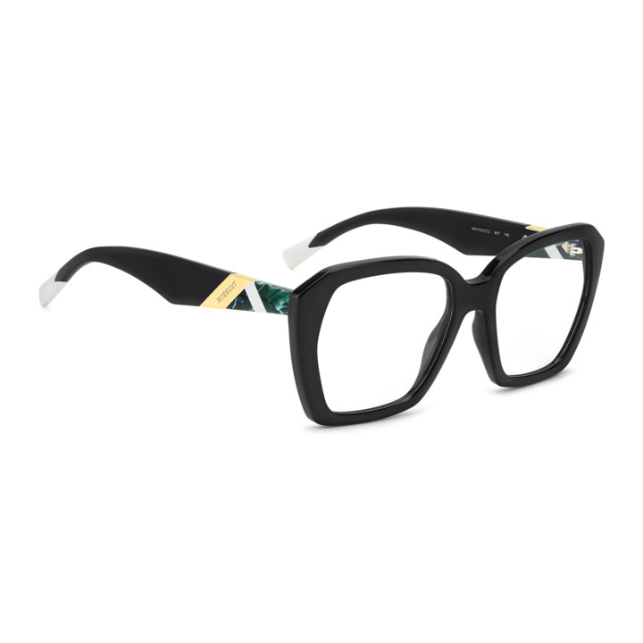 Lunettes de vue avec clip solaire Missoni MIS 0222/C2 Black / verres Grey Shaded Polarized (807-WJ)