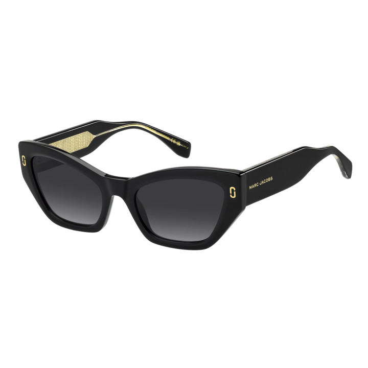 Lunettes de soleil Marc Jacobs MJ 1117/S Black / verres Dark Grey Shaded (807-9O)