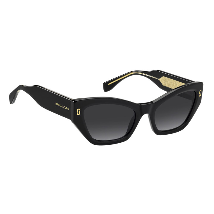 Lunettes de soleil Marc Jacobs MJ 1117/S Black / verres Dark Grey Shaded (807-9O)