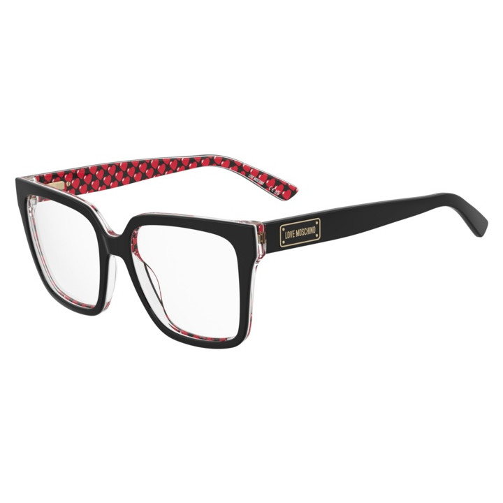 Lunettes de vue Moschino Love MOL648 Black Pattern Red (UYY)