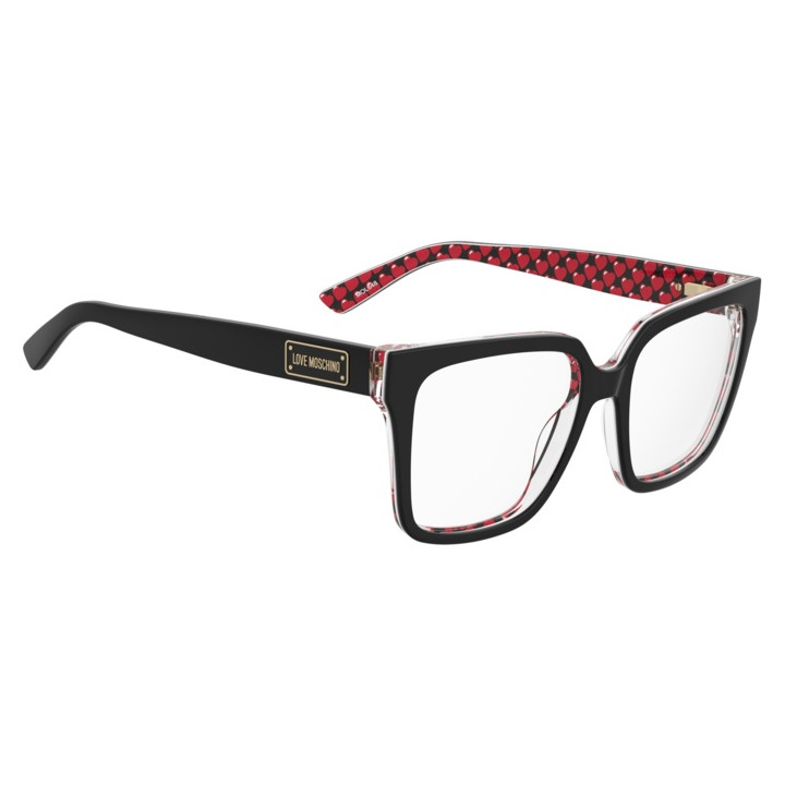 Lunettes de vue Moschino Love MOL648 Black Pattern Red (UYY)