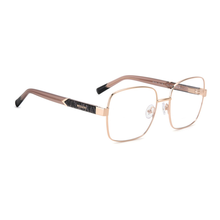 Lunettes de vue Missoni MIS 0218 Copper Gold Nude (PY3)