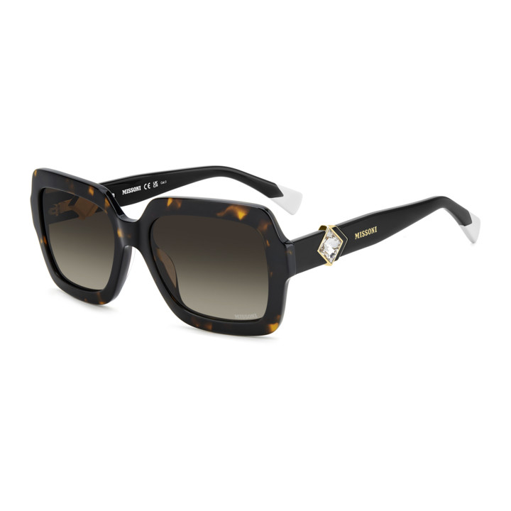 Lunettes de soleil Missoni MIS 0229/G/S Havana / verres Brown Shaded (086-HA)