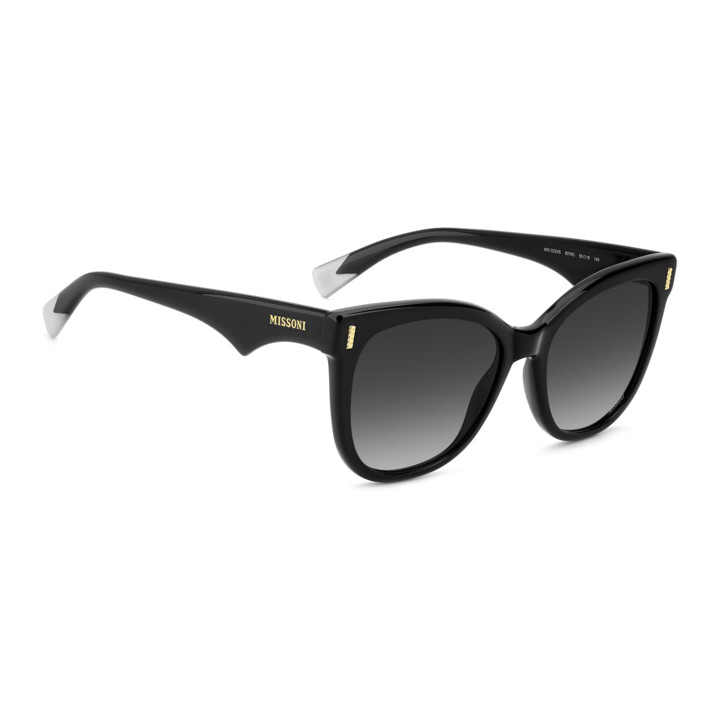 Lunettes de soleil Missoni MIS 0233/S Black / verres Dark Grey Shaded (807-9O)
