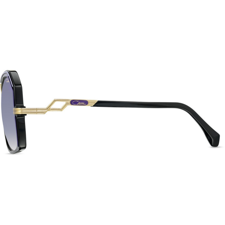 Cazal 8510 001 noir-violet - vue de profil