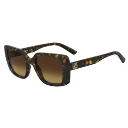 Lunettes de soleil Moschino Love MOL090/S Havana / verres Brown Shaded Orange (086-5U)