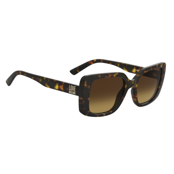 Lunettes de soleil Moschino Love MOL090/S Havana / verres Brown Shaded Orange (086-5U)
