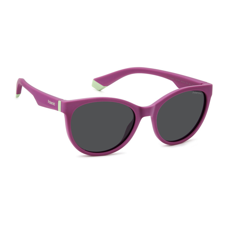 Lunettes de soleil Polaroid Kids PLD 8065/S Cyclamen / verres Grey Polarized (QHO-M9)