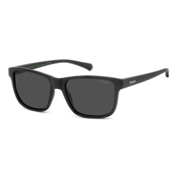 Lunettes de soleil Polaroid Kids PLD 8067/S Matte Black / verres Grey Polarized (003-M9)