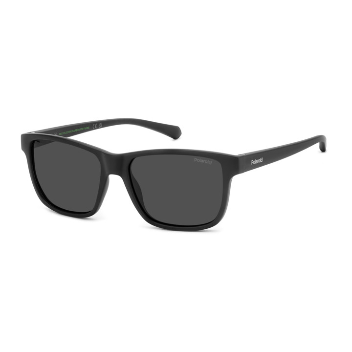 Lunettes de soleil Polaroid Kids PLD 8067/S Matte Black / verres Grey Polarized (003-M9)