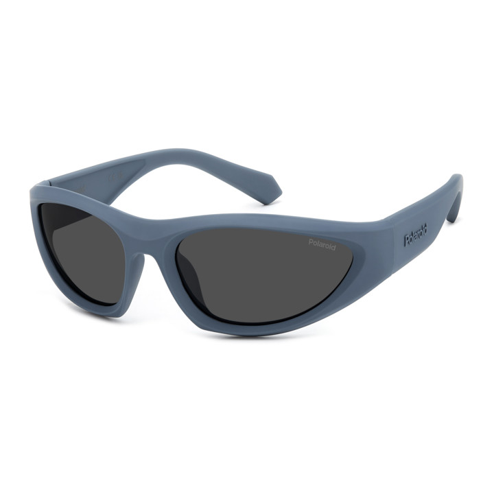 Lunettes de soleil Polaroid PLD 2165/S Matte Blue / verres Grey Polarized (FLL-M9)