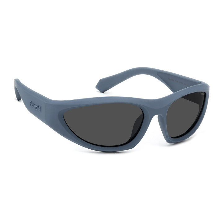 Lunettes de soleil Polaroid PLD 2165/S Matte Blue / verres Grey Polarized (FLL-M9)
