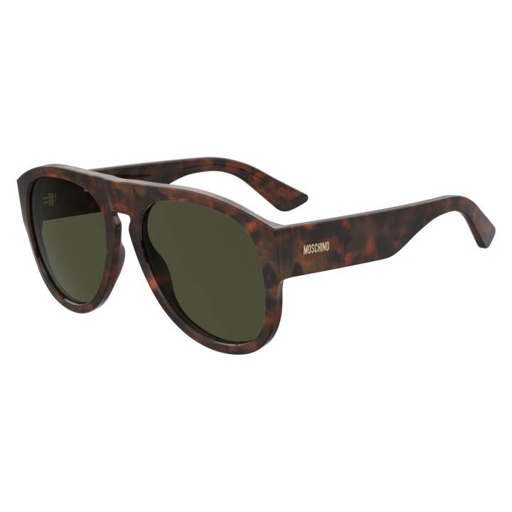 Lunettes de soleil Moschino MOS176/S Havana / verres Green (086-QT)