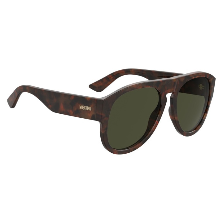 Lunettes de soleil Moschino MOS176/S Havana / verres Green (086-QT)