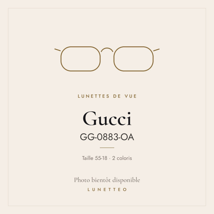 Lunettes de vue Gucci GG-0883-OA