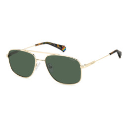 Lunettes de soleil Polaroid PLD 6235/S/X Gold Green / verres Green Polarized (PEF-UC)
