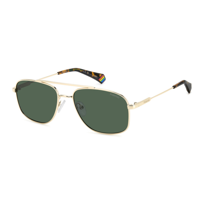 Lunettes de soleil Polaroid PLD 6235/S/X Gold Green / verres Green Polarized (PEF-UC)