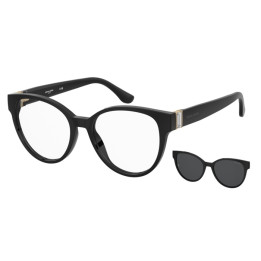 Lunettes de vue avec clip solaire Pierre Cardin P.C. 8538/C Black / verres Grey Polarized (807-M9)