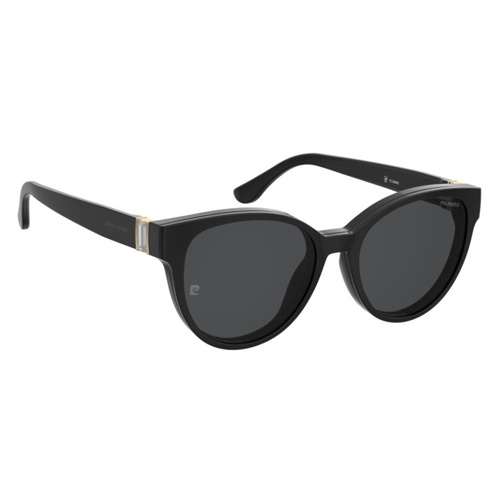 Lunettes de vue avec clip solaire Pierre Cardin P.C. 8538/C Black / verres Grey Polarized (807-M9)