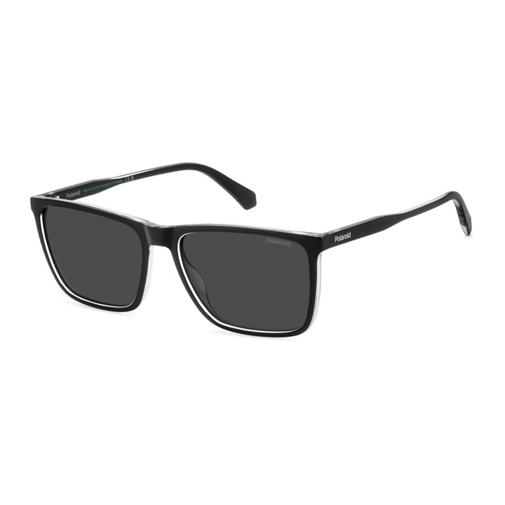 Lunettes de soleil Polaroid PLD 4180/S Black Crystal / verres Grey Polarized (7C5-M9)