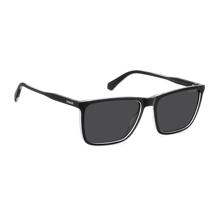 Lunettes de soleil Polaroid PLD 4180/S Black Crystal / verres Grey Polarized (7C5-M9)