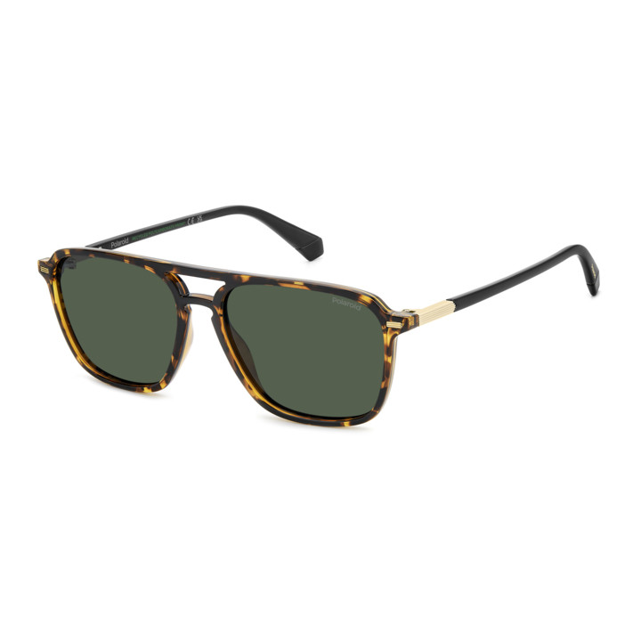 Lunettes de soleil Polaroid PLD 4182/S/X Havana / verres Green Polarized (086-UC)