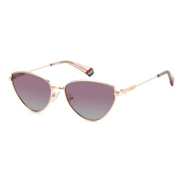 Lunettes de soleil Polaroid PLD 6234/S/X Gold Pink / verres Red Shaded Polarized (EYR-GC)