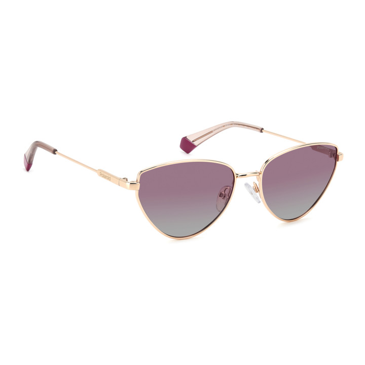 Lunettes de soleil Polaroid PLD 6234/S/X Gold Pink / verres Red Shaded Polarized (EYR-GC)