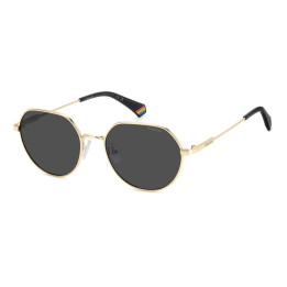 Lunettes de soleil Polaroid PLD 6236/S/X Gold Black 2 / verres Grey Polarized (RHL-M9)