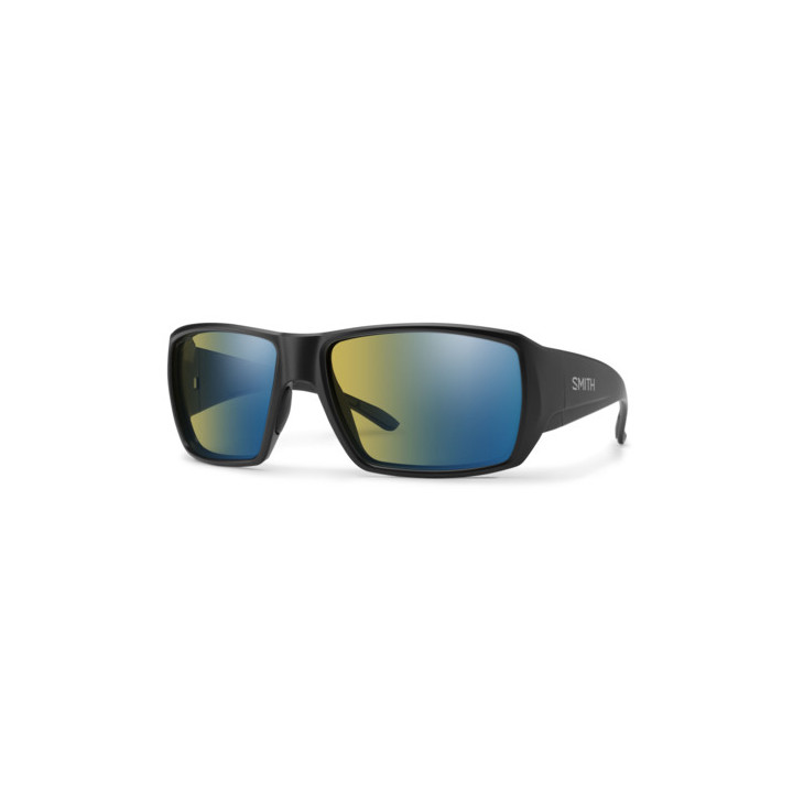 Lunettes de soleil Smith GUIDE CHOICE S Matte Black 2 / verres Blue Mirror Polarized High Contrast (01T-QG)
