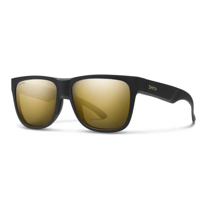 Lunettes de soleil Smith LOWDOWN 2 Matte Gold Black / verres Black Gold Polaraized Chromapop Ar (0NZ-HN)