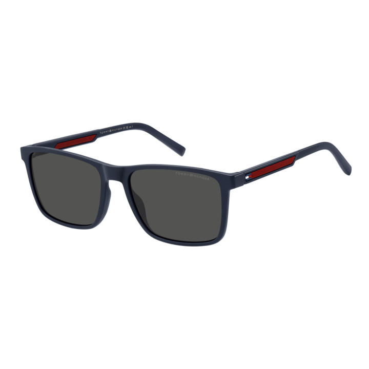 Lunettes de soleil Tommy Hilfiger TH 2201/S Blue Red / verres Grey (8RU-IR)