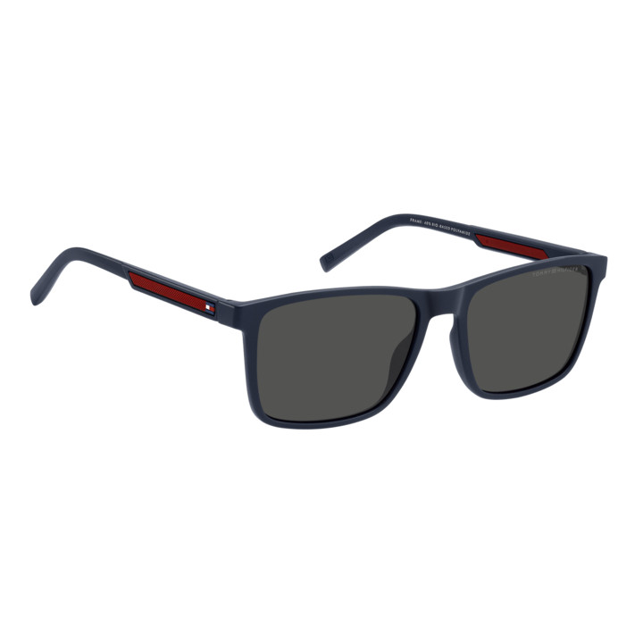 Lunettes de soleil Tommy Hilfiger TH 2201/S Blue Red / verres Grey (8RU-IR)