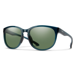 Lunettes de soleil Smith LAKE SHASTA Crystal Blue / verres Green Polarized High Contrast (QM4-L7)