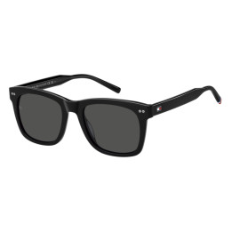Lunettes de soleil Tommy Hilfiger TH 2184/S Black / verres Grey (807-IR)