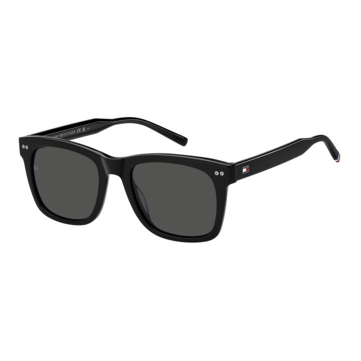 Lunettes de soleil Tommy Hilfiger TH 2184/S Black / verres Grey (807-IR)