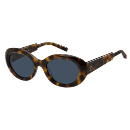 Lunettes de soleil Tommy Hilfiger TH 2207/S Havana 2 / verres Blue (05L-KU)