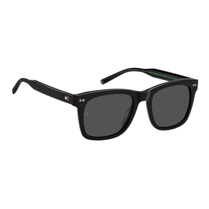 Lunettes de soleil Tommy Hilfiger TH 2184/S Black / verres Grey (807-IR)
