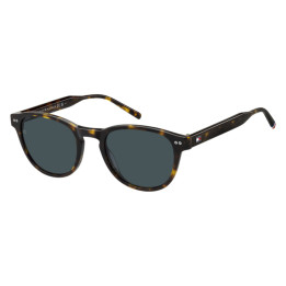 Lunettes de soleil Tommy Hilfiger TH 2186/S Havana / verres Blue (086-KU)