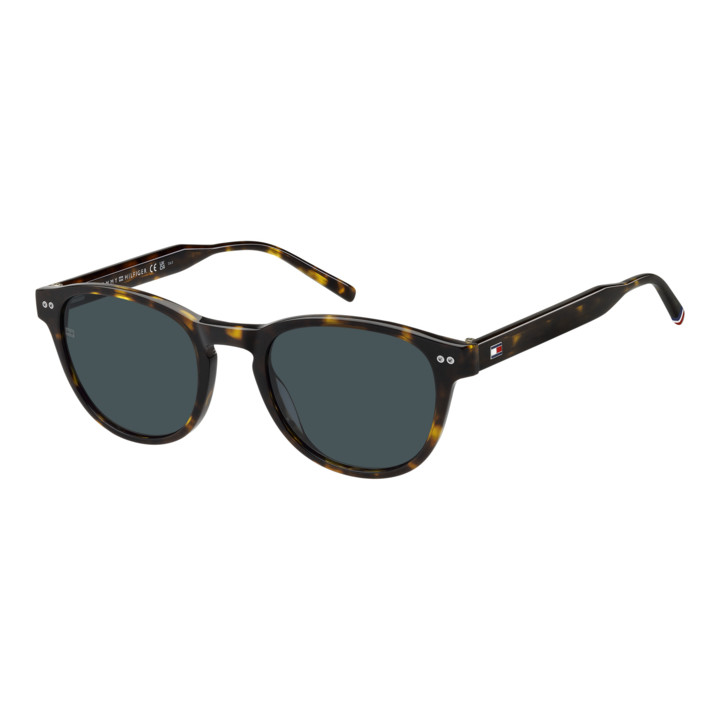 Lunettes de soleil Tommy Hilfiger TH 2186/S Havana / verres Blue (086-KU)