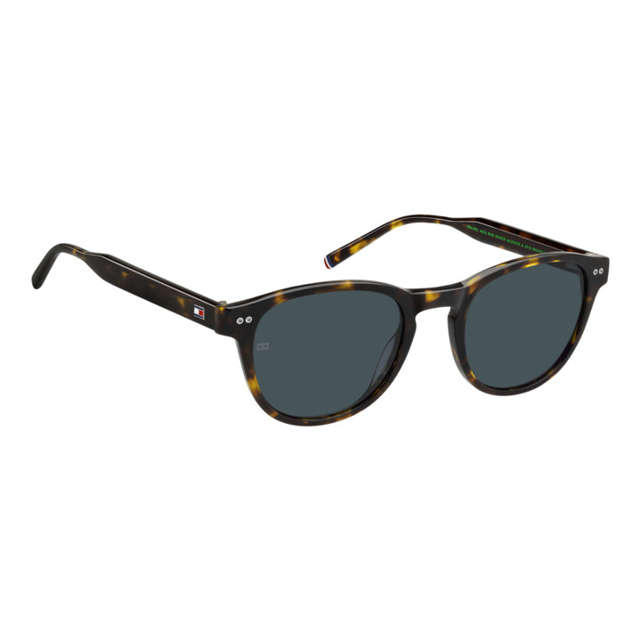 Lunettes de soleil Tommy Hilfiger TH 2186/S Havana / verres Blue (086-KU)
