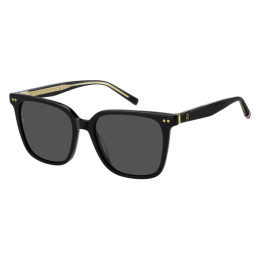 Lunettes de soleil Tommy Hilfiger TH 2211/S Black / verres Grey (807-IR)