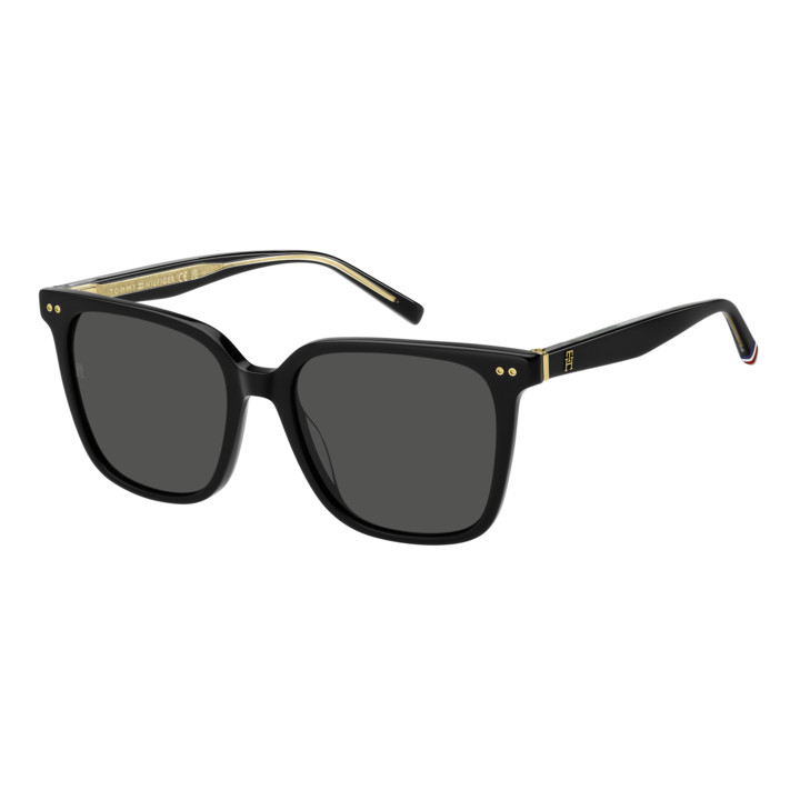 Lunettes de soleil Tommy Hilfiger TH 2211/S Black / verres Grey (807-IR)