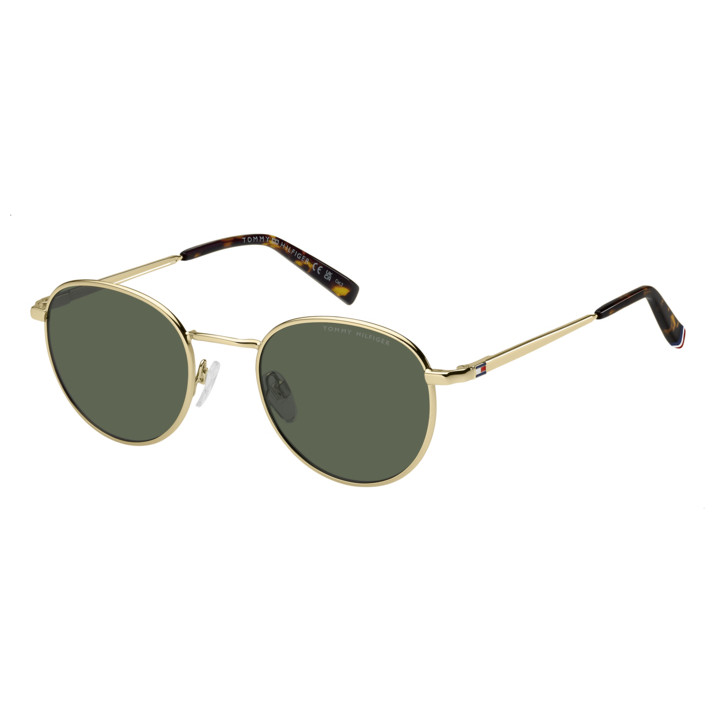 Lunettes de soleil Tommy Hilfiger TH 2217/S Gold / verres Green (J5G-QT)