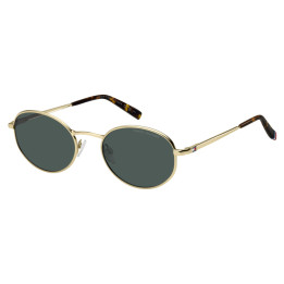 Lunettes de soleil Tommy Hilfiger TH 2219/S Gold / verres Green (J5G-QT)