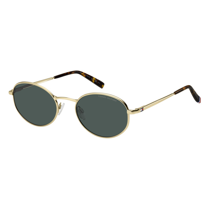 Lunettes de soleil Tommy Hilfiger TH 2219/S Gold / verres Green (J5G-QT)
